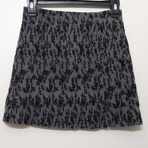 Vintage Mini Skirt - Size Small - Velvet Floral